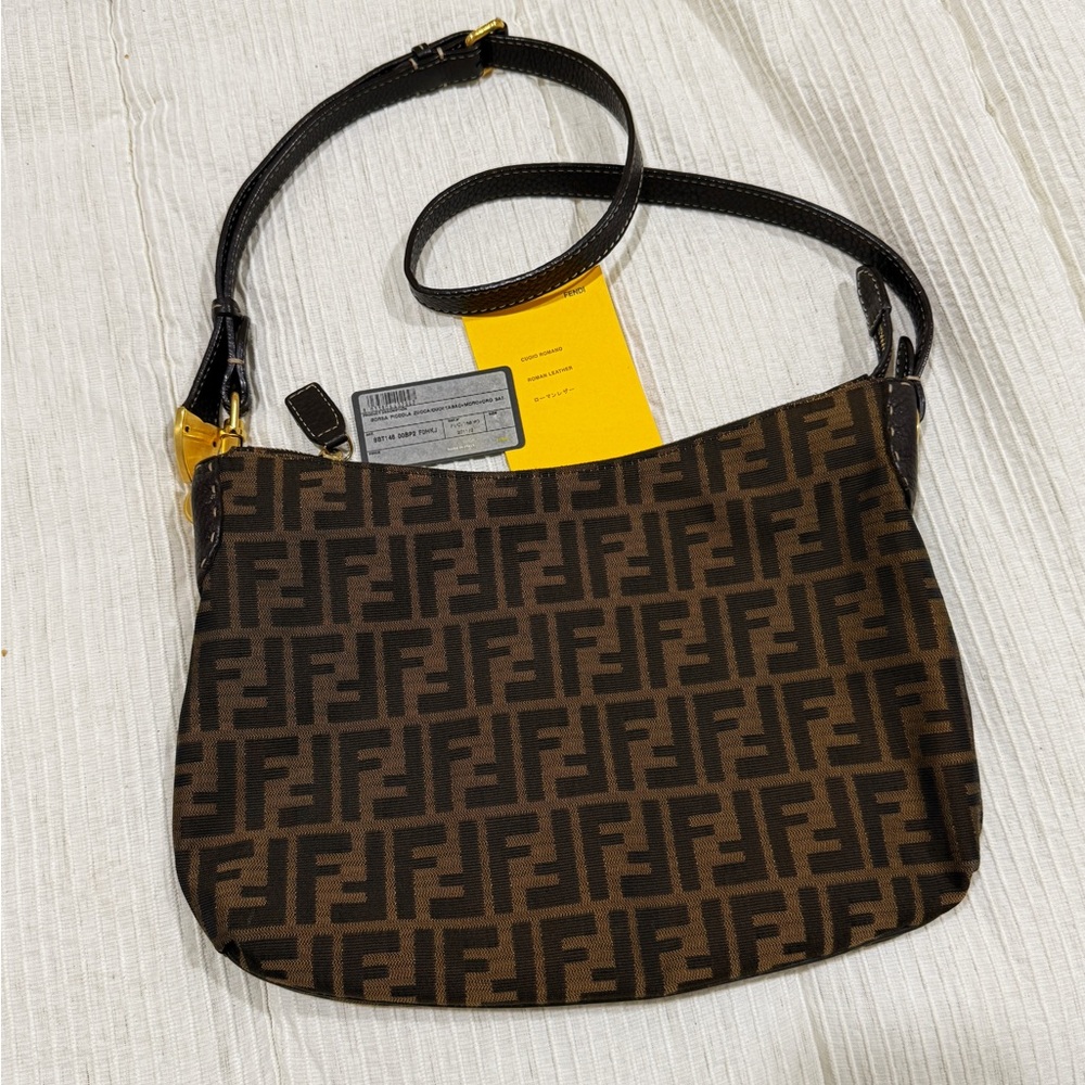 FENDI Authentic Signature Zucca Crossbody Bag - Picture 2 of 11